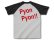 画像4: We Say Pyon Pyon!! Tシャツ　グレー×ブラック (4)