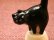 画像2: 猫のリングホルダー　黒猫 (2)
