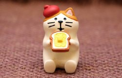 画像1: トースト猫