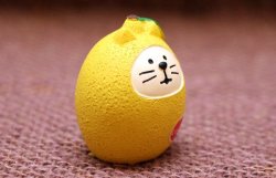 画像4: フルーツ猫だるま　レモン