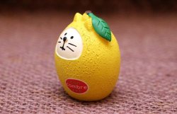 画像2: フルーツ猫だるま　レモン