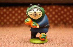 画像1: 柿どろぼう猫
