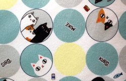画像2: 猫三兄弟水切りマット　丸窓