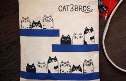 画像2: 猫三兄弟ポシェット　背伸び