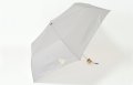【耐風】ロップイヤー折りたたみ傘（吸水トートバッグ袋付）グレー