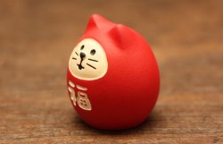 画像2: 豆福マスコット　福猫だるま