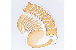 画像4: メッセージカード　ふんわかねこ