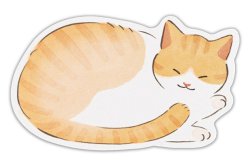 画像3: メッセージカード　ふんわかねこ