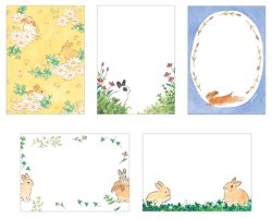 画像2: OTEGARU MEMO　ハーブと花うさぎ