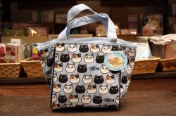 画像1: 猫三兄弟ランチバッグ 顔
