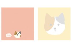 画像3: トリオメモ　みけねこ