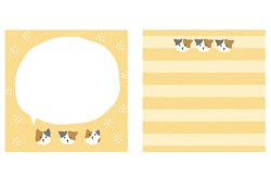 画像2: トリオメモ　みけねこ