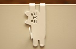 画像1: ネコデコキッチン フック WT