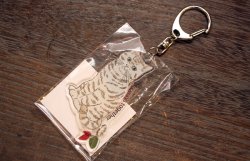 画像2: ヴィンテージキャットアクリルキーホルダー　トラ