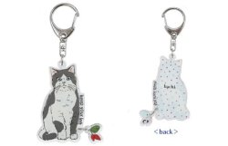 画像3: ヴィンテージキャットアクリルキーホルダー　ハチ