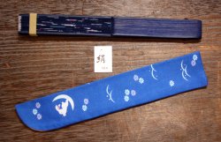 画像4: シルクの扇子　月うさぎ