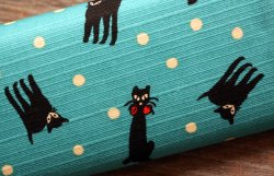 画像2: 夢二メガネケース　黒猫