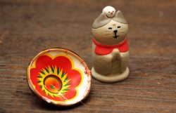 画像4: 笠猫地蔵（笠付き）