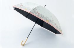 画像2: 【晴雨兼用】『街並みプリント』ショート傘　オフ白