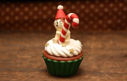 画像2: クリスマスカップケーキ・ちびねこ
