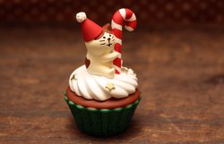 画像4: クリスマスカップケーキ・ちびねこ