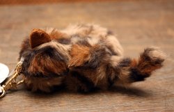 画像4: ネコファーフレンズ グローブホルダー　ブラウン	