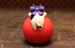 画像3: だるまLOVE猫・赤