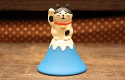 画像1: 富士山招き猫・はちわれ