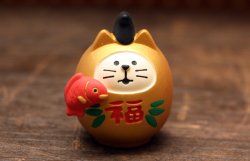 画像1: 福猫だるま・恵比寿