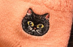 画像2: ぬくぬくソックスクロネコ (ソフトピンク)