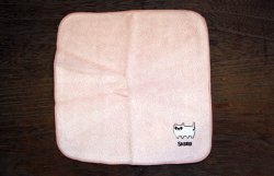 画像2: 猫三兄弟刺繍はんかち  しろ