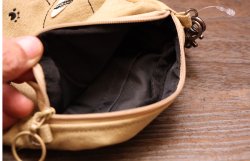 画像7: ツンちゃんジップスマホポシェット　ベージュ