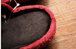 画像3: おねがいニャンコソフトスリッパ　はち（レッド）