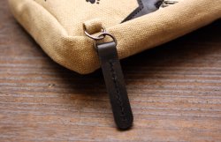 画像4: ツンちゃんジップスマホポシェット　ベージュ