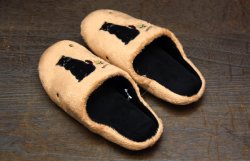 画像2: おねがいニャンコソフトスリッパ　くろ（ピンク）