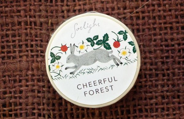 画像1: マスキングテープ Cheeful Forest うさぎ (1)