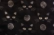 画像2: link刺繍トートバッグ 猫と薔薇（ブラック） (2)