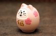 画像2: 桜咲く猫だるま (2)