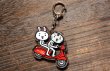 画像3: オリヂナルアクリルキーホルダー　バイクde2ケツ (3)
