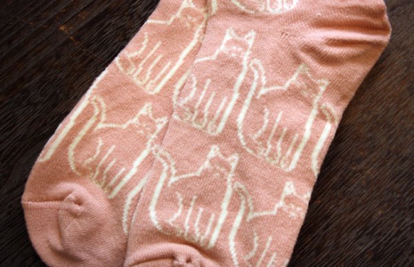 画像2: バウキャット　冷えとりソックス (2)