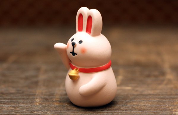 画像2: 福招き うさぎ (2)