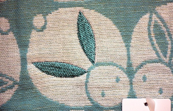 画像3: 竹笹堂刺繍ガーゼパイルタオル　うさぎあわせ（青）	 (3)