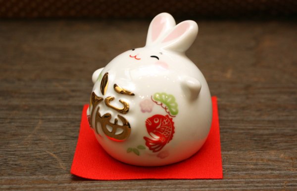 画像3: 丸うさぎ貯金箱 (3)