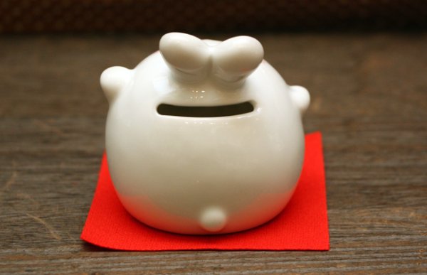 画像4: 丸うさぎ貯金箱 (4)
